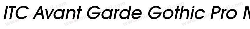 ITC Avant Garde Gothic Pro Medium字体转换